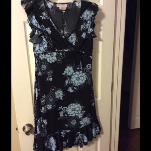 Dress with Blue flowers