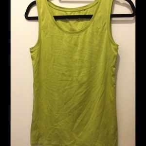 Uniqlo mustard green tank top