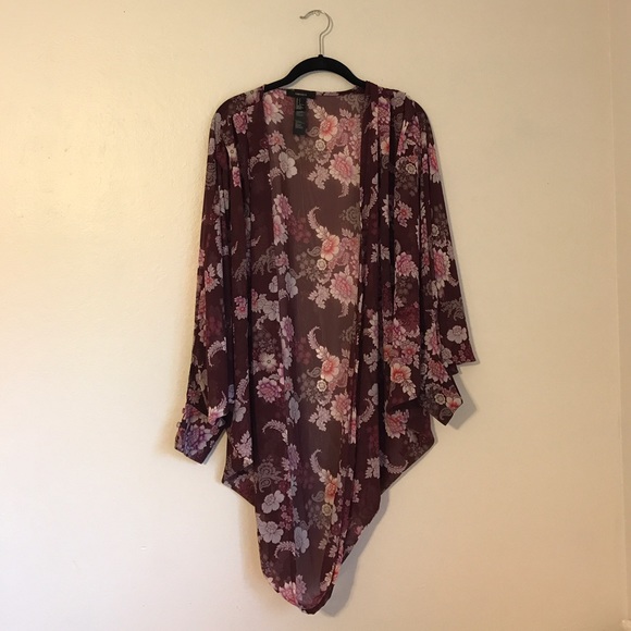 Botanical Floral Kimono