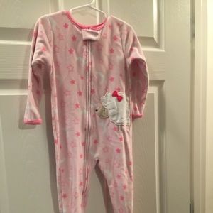 Sleepy Sheep Fleece Footie Pajamas