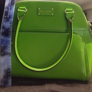 Kate Spade lime green handbag-- Authentic