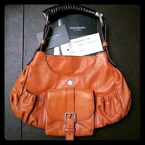 Yves Saint Laurent 2004 pleine fleur aniline purse