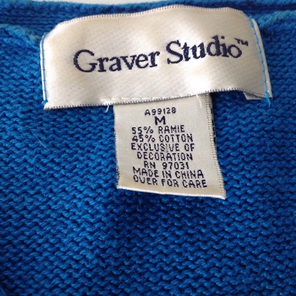 Susan Graver size med. 3/4 length sleeve sweater - Picture 4 of 4