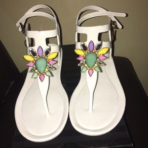 VS Victoria Secret Multi Gem Stone Sandal