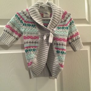 Button cardigan sweater