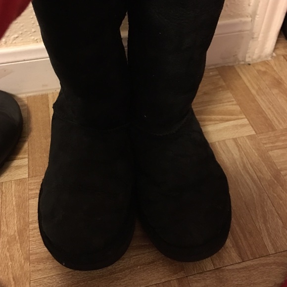 authentic ugg tall black boots