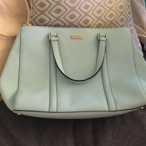 Aqua Kate Spade bag