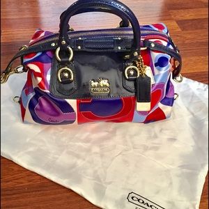 Authentic COACH Madison Graphic Op Art Sabrina Bag