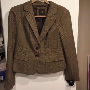 Brown tweed blazer