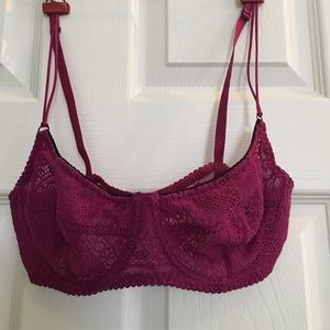 Free people lace underwire bra