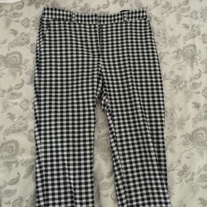 Topshop hounds tooth cigarette pant.