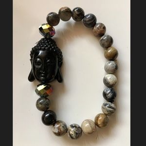 SemiPrecious Buddha Gemstone bracelet