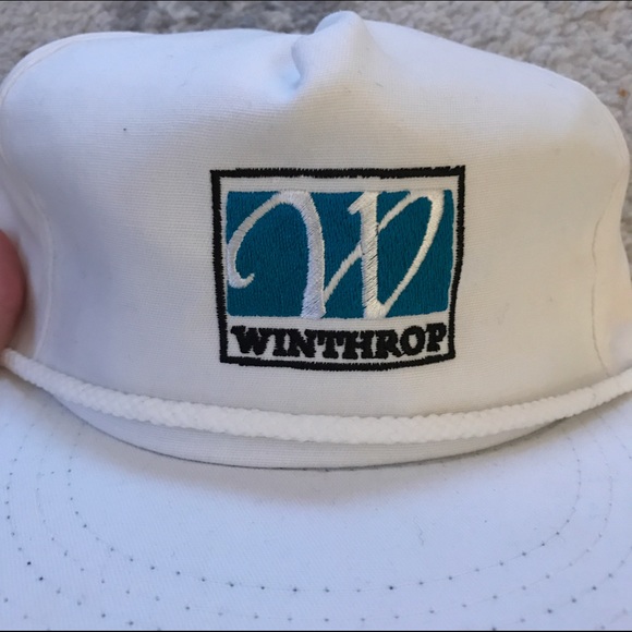 Preppy white Winthrop "W" rope boat hat - Picture 4 of 4