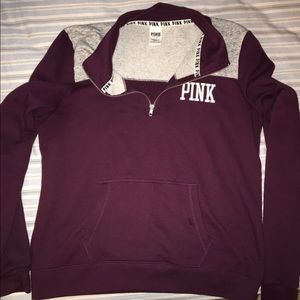 VICTORIA SECRET maroon fleece