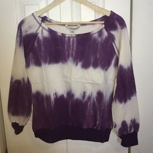 NWT Tie Dye Purple Sweatshirt