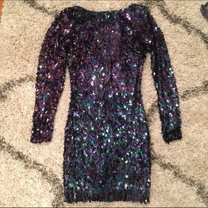 Dress The Population sequined dress. Size S.