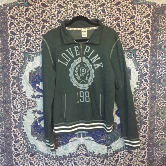 PINK Victoria's Secret Tops - 💕 Victoria secret zip sweat shirt PINK 💕