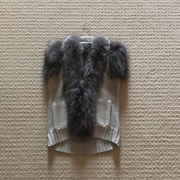 Faux fur vest