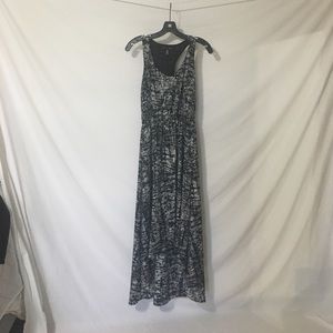 Aqua high-low hem dress