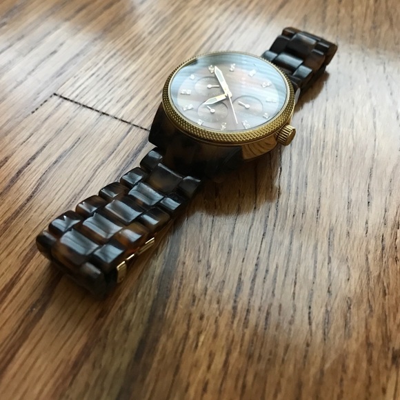Michael Kors tortoise watch