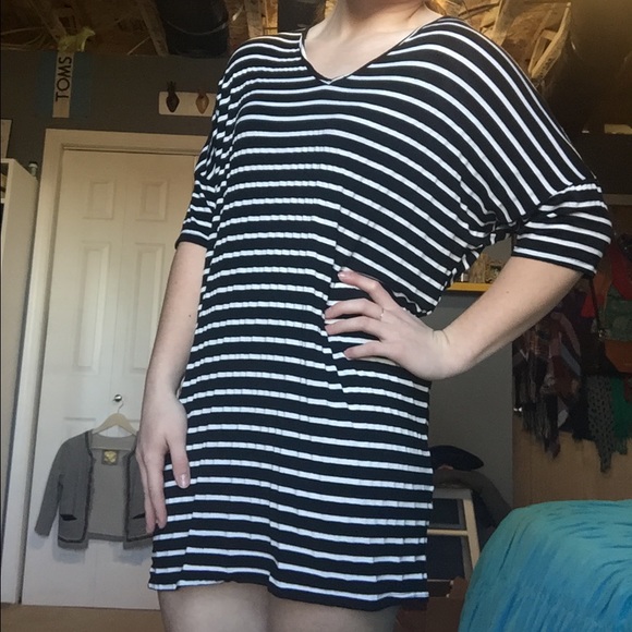 Striped T-Shirt Dress
