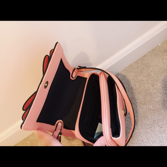 Cute coral bow crossbody - Picture 4 of 4