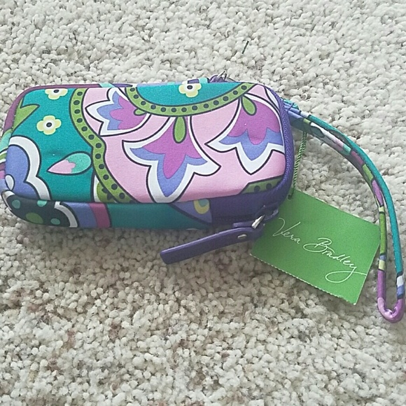 Vera Bradley neoprene tech wristlet.