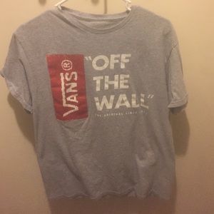 Grey Vans t shirt