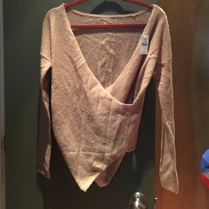 Criss cross sweater