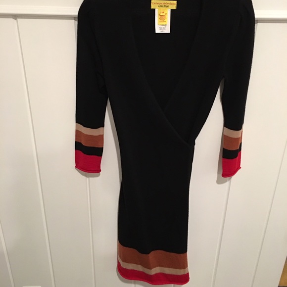 A Pea in the Pod maternity wrap dress
