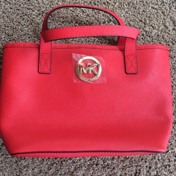 Authentic Michael Kors small leather bag