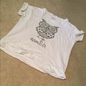 Owl yoga shirt