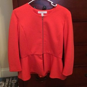 New York and company Red Peplum Blazer