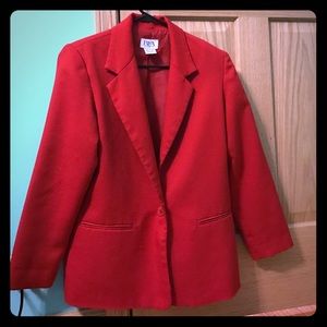 Red blazer