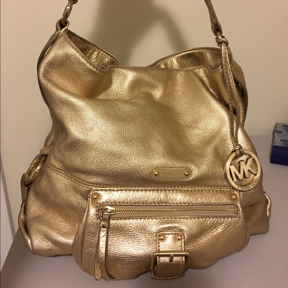 Gold Michael Kors Handbag