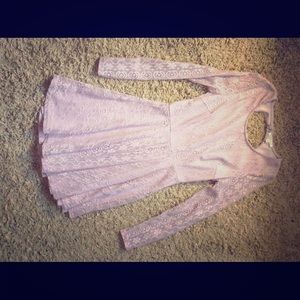 Purple lace Charlotte Russe dress
