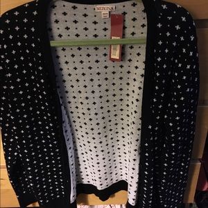 Black and White Cardigan