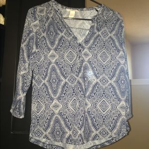H&M 3/4 Sleeve Henley
