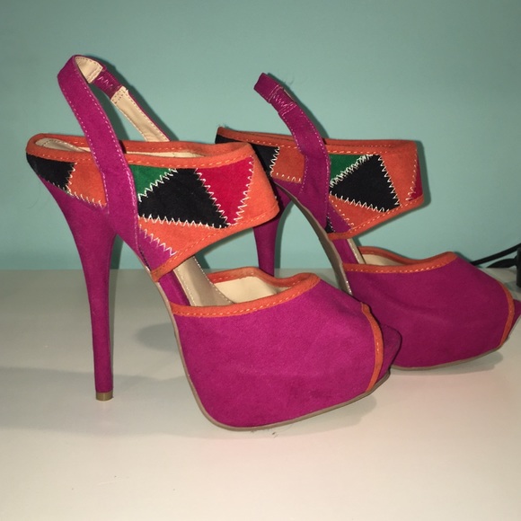 Shoes - Hot Pink shoedazzle heels