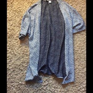 Black and white cardigan