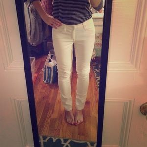 White Calvin Klein ultimate skinny jeans