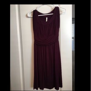 Gilli ruched casual sleeveless dress, size small.
