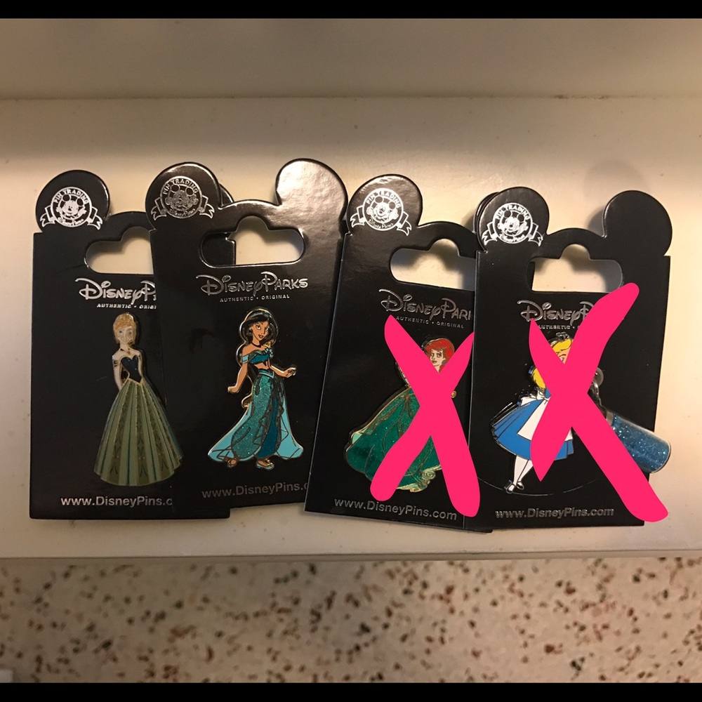 Disney princess pins