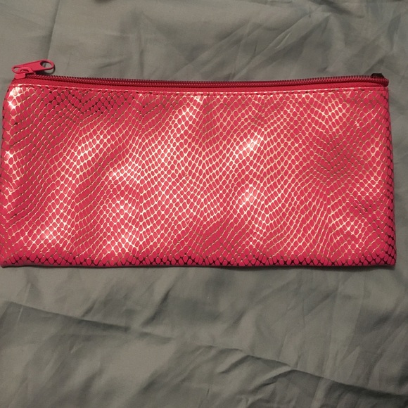 Pink and Gold makeup pouch