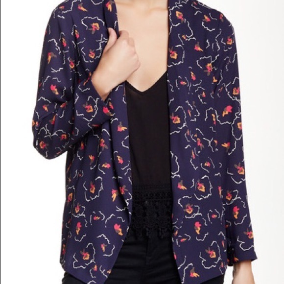 NWT Lush Open Front Sheer Jacket