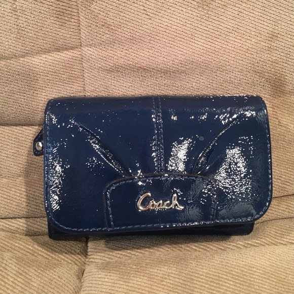 Coach wallet blue
