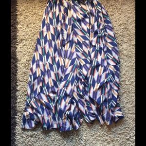 Multi colored maxi skirt