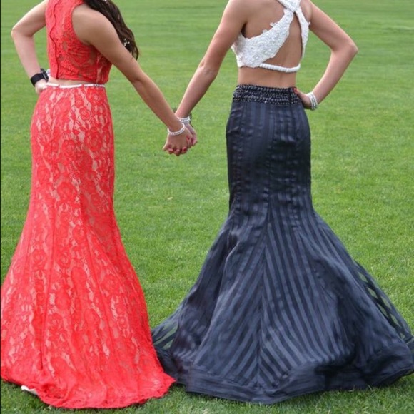 Tiffany Red Prom Dress - Picture 2 of 3