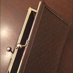 Brown Leather Coach Bag