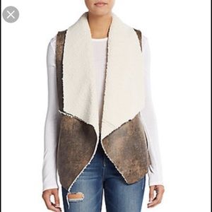 Shearling vest